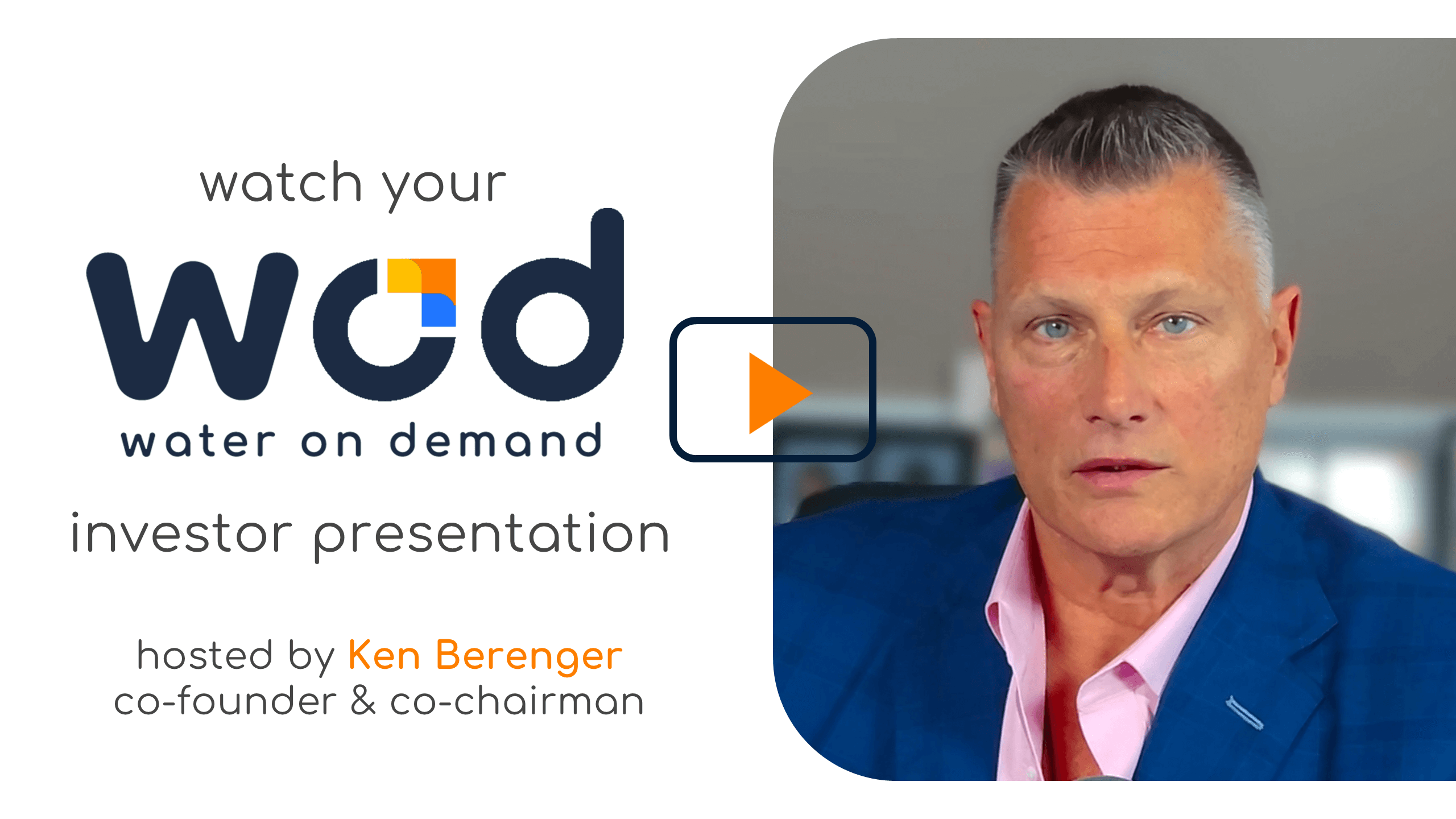 water on demand investor presentation