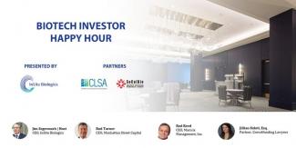 biotech investor happy hour presentation