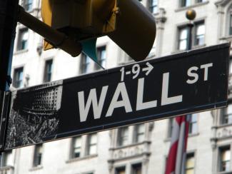 Wall Street-bord